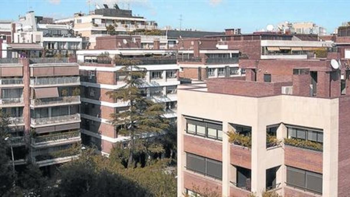 Edificios de viviendas de laciudad de Barcelona.