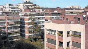 Edificios de viviendas de laciudad de Barcelona.