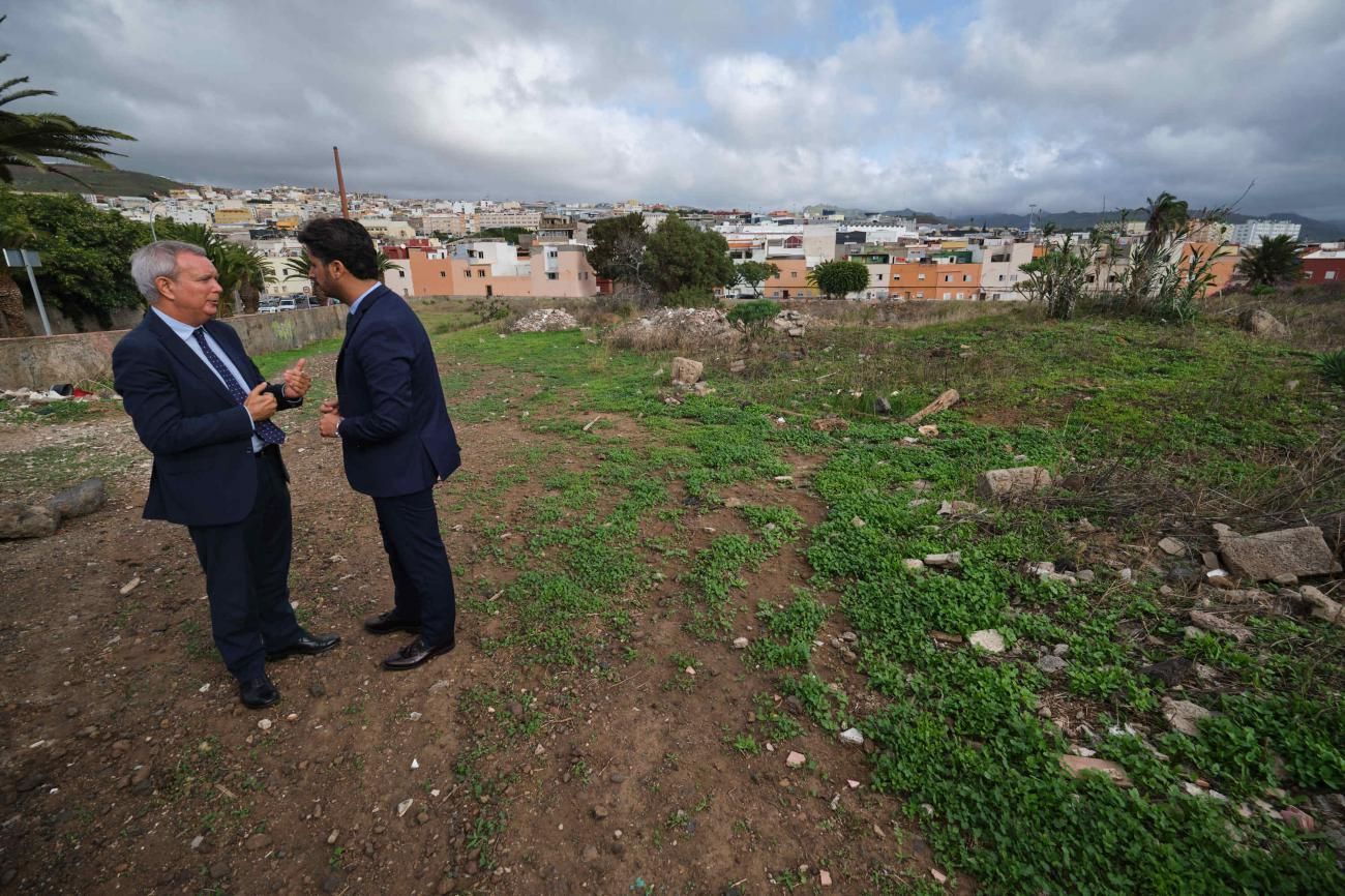 Visita a las obras que se construyen en La Laguna