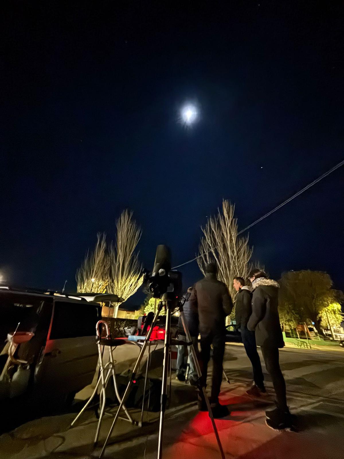 La observación astronómica en Arcos de la Polvorosa, en imágenes