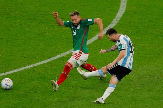 El gol de Messi ante México en el Mundial y la celebración de Argentina