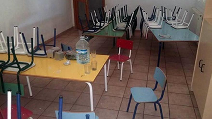 Ataque vandálico a un colegio