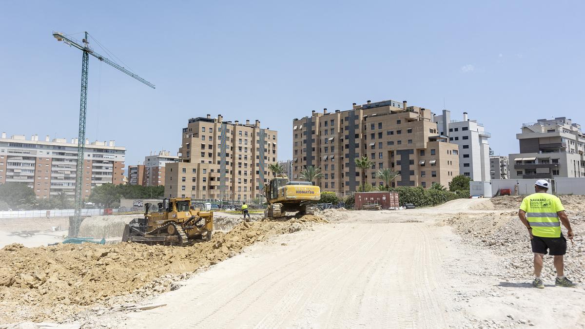 Construcción de VPO en la ciudad de Alicante, las primeras viviendas en una década.