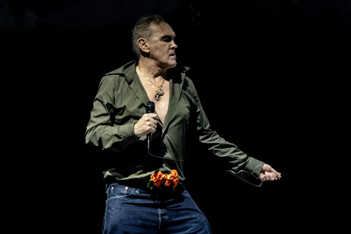 El cantante británico Morrissey, durante su concierto en el Movistar Arena, a 29 de julio de 2026, en Madrid (España). El artista vuelve a Madrid después de una década con la gira de presentación de ‘Make-up is a Lie’, su esperado regreso discográfico. 29 JULIO 2026;CONCIERTO;MÚSICA;MÚSICO;ENTRETENIMIENTO;CULTURA;CANTANTE; Ricardo Rubio / Europa Press 29/07/2026. Morrissey;Ricardo Rubio;