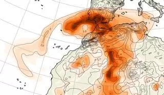 El mundo al revés: lluvias en Canarias y calima en la Península