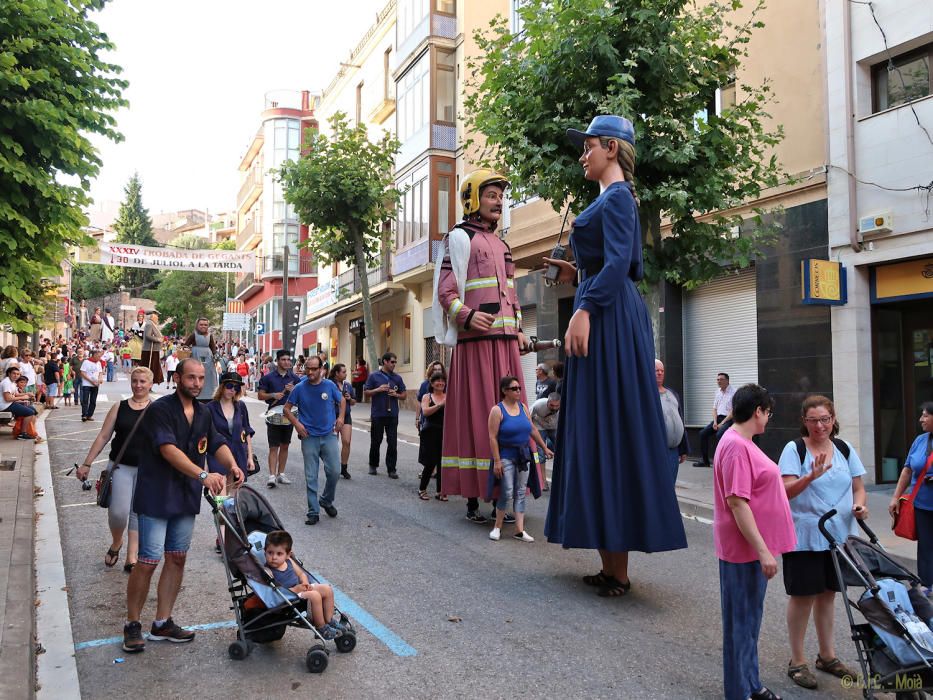 Alguns dels participants a la trobada de Moià.