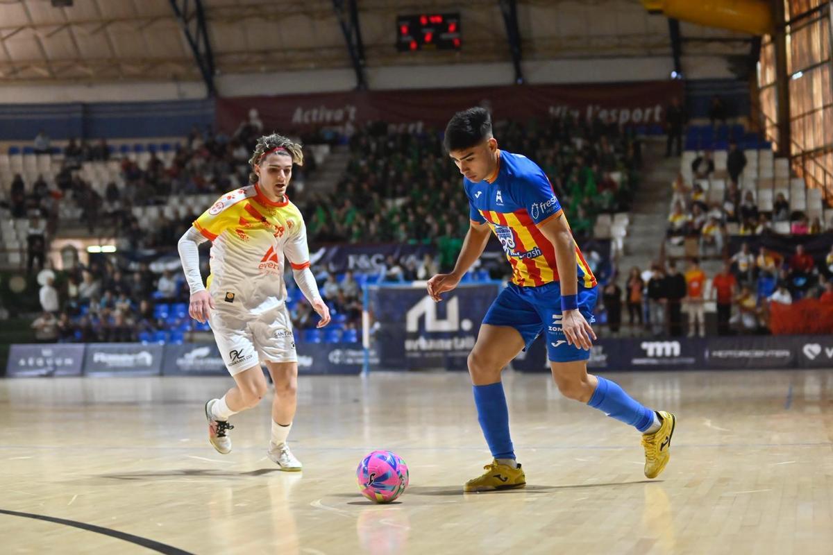 Quixeré, en el partido del pasado domingo contra el Industrias Santa Coloma.