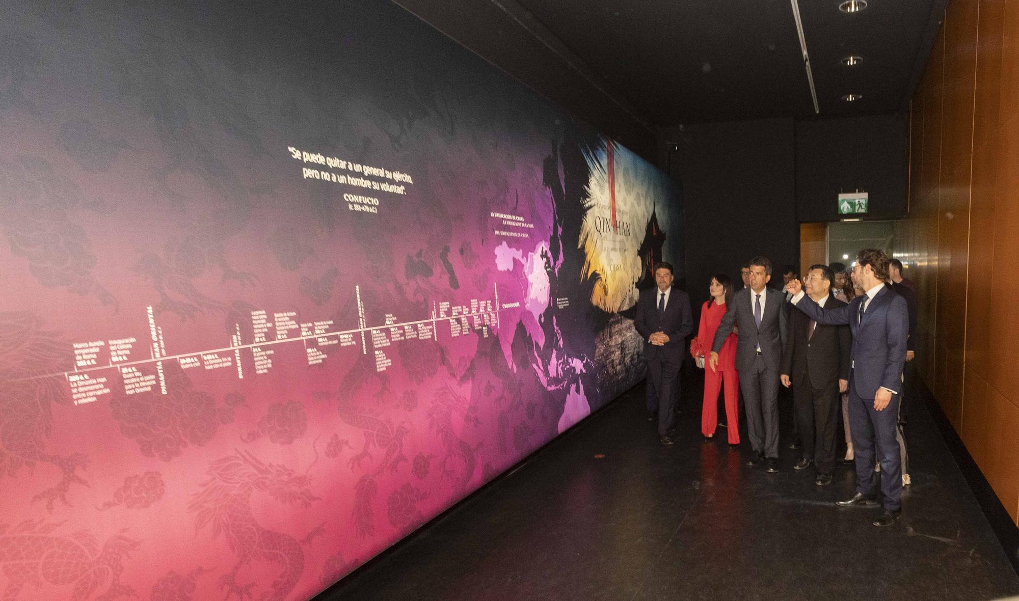 La inauguración de la exposición El legado de las dinastías Qin y Han. Los guerreros de Xian