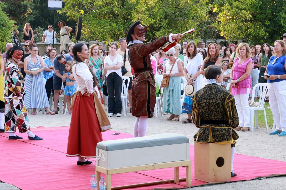 Teatro en Castrelos durante la Noite Branca del año pasado.