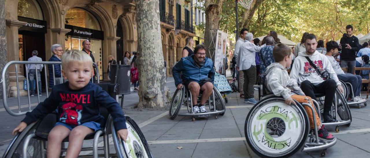 Qui va voler va poder provar les cadires de rodes  | FOTOGRAFIES DE: OSCAR BAYONA