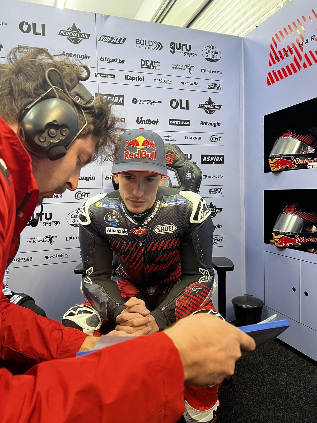 Así luce la nueva Ducati de Marc Márquez