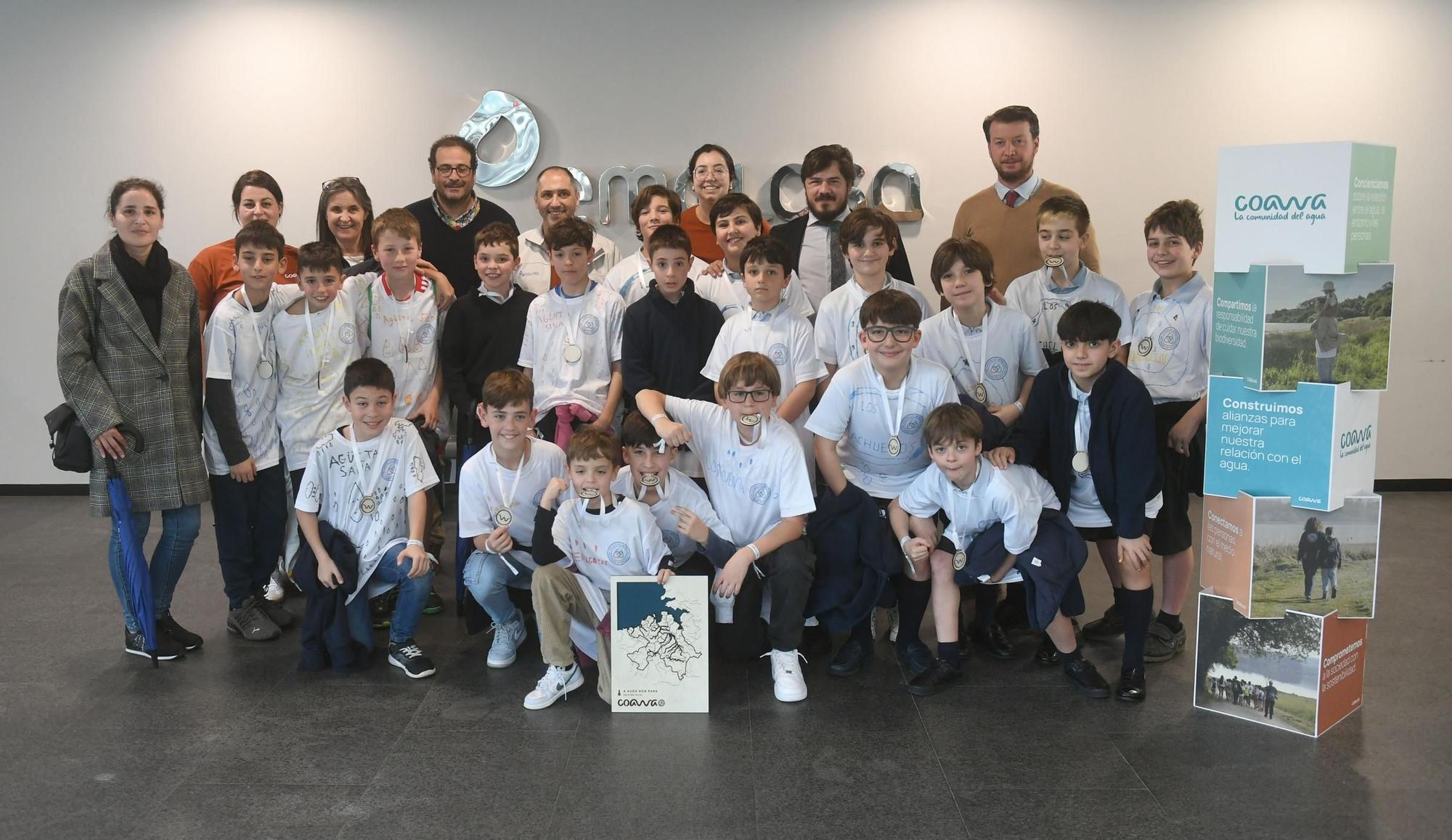 Pequeños maestros del agua en A Coruña