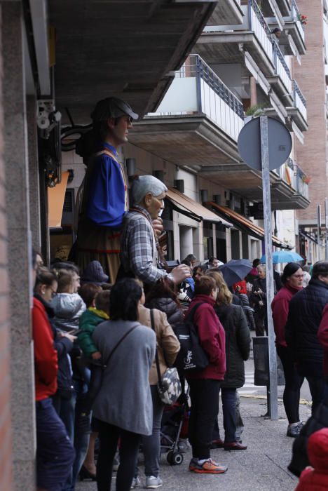 Plantada de gegants i cercavila a Girona