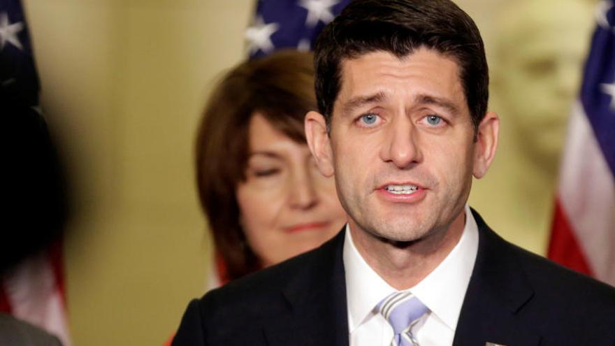 Paul Ryan, reelegido como presidente de la Cámara de Representantes.