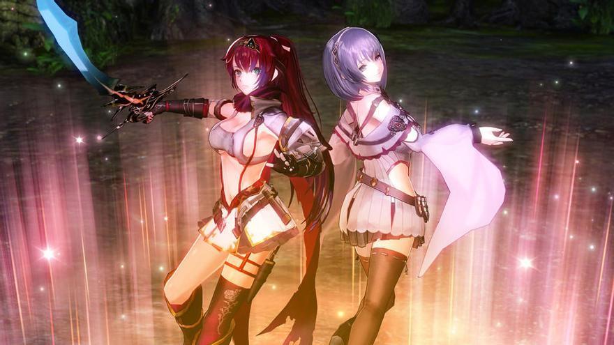 Aluche i Liliana, protagonistes de «Nights of Azure 2».