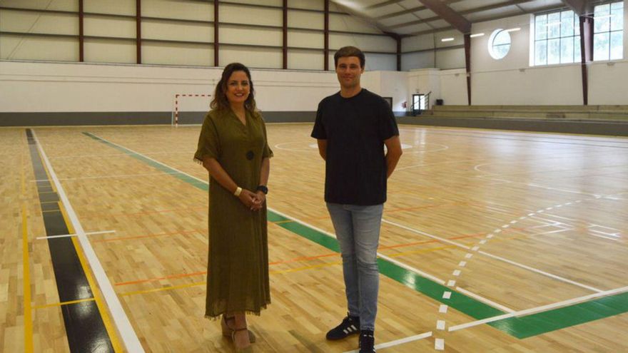 Tomiño transforma por 400.000 euros el pabellón municipal de A Carballa