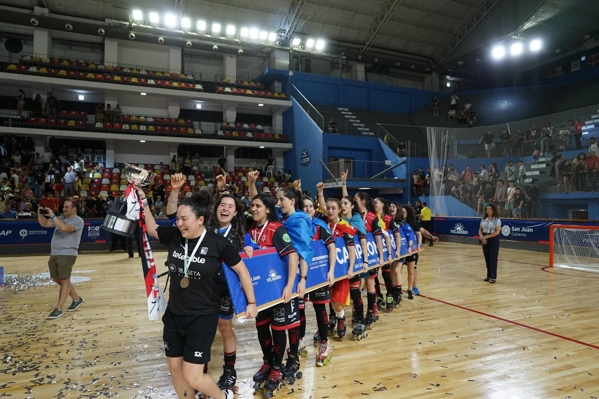 EN IMÁGENES: El Telecable Gijón de hockey hace historia y ya son campeonas del mundo