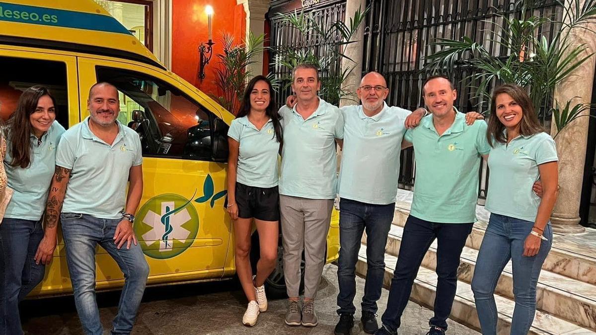 Voluntarios de Sevilla y Murcia de la fundación Ambulancia del deseo en uno de los cursos realizados el año pasado en la capital andaluza.