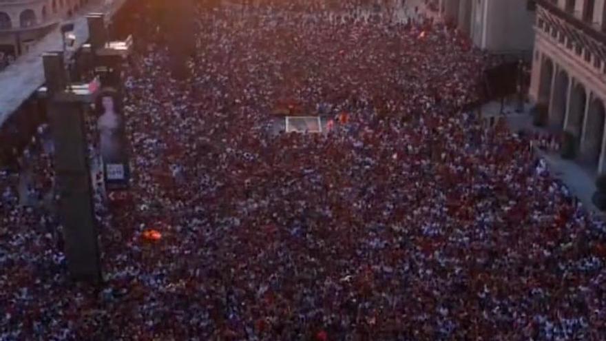 Más de 32.000 personas siguieron la final del Mundial, que ganó España