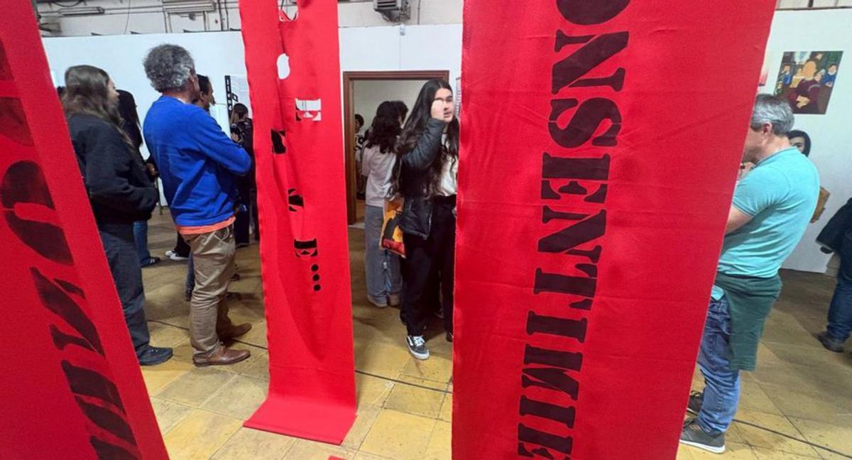 Una de las instalaciones de la muestra.