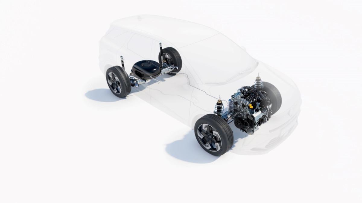 Sistema de propulsión del Renault Symbioz GLP de 120 CV