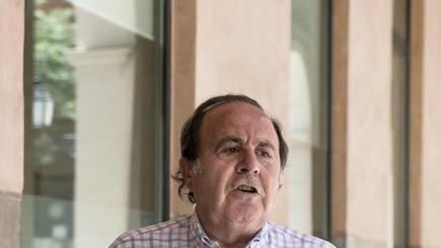 Rodríguez, el día de su dimisión como líder del PP de Palma.