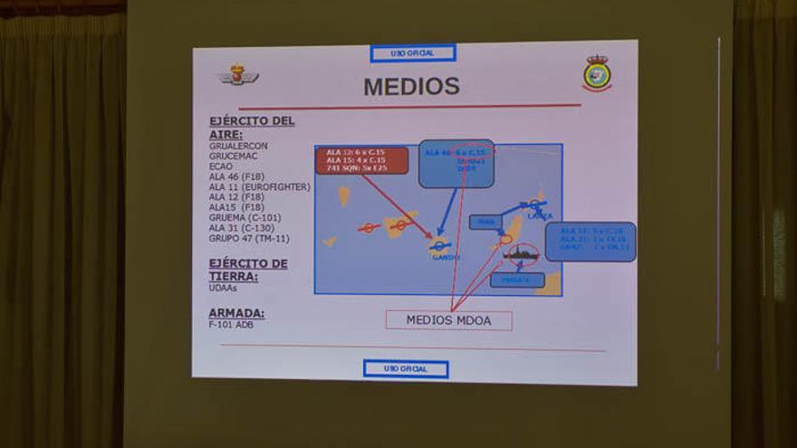 Canarias acoge el ejercicio Sirio/Dacex-17 del Mando Aéreo de Combate