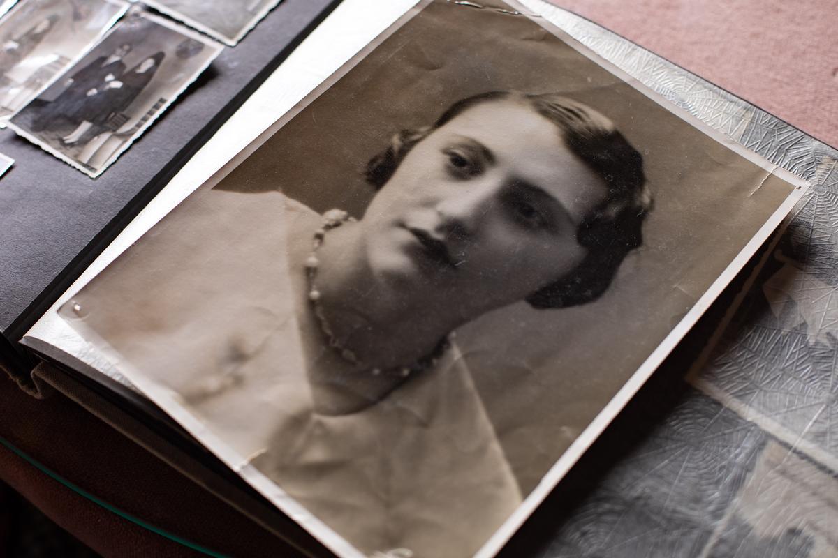 Fotografía de Avelina cuando en su juventud.