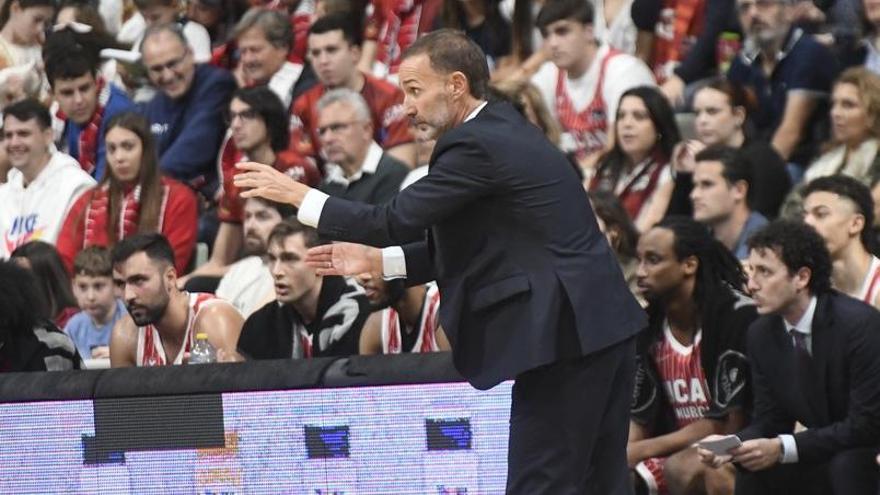 Sito Alonso, entrenador del UCAM Murcia, esta temporada en el Palacio.