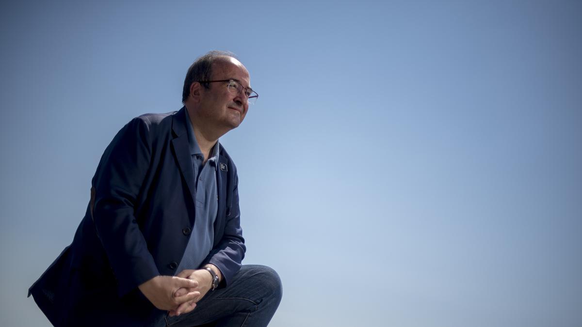 El ministro de Cultura y Deporte, Miquel Iceta, fotografiado en la redacción de EL PERIÓDICO.