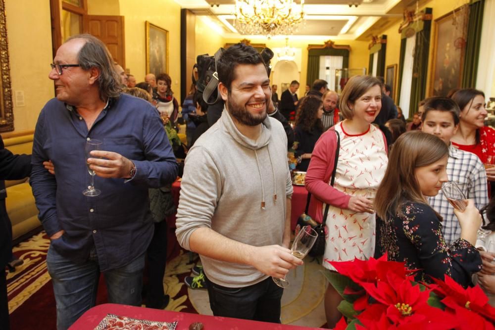 Brindis navideño de los alcaldes asturianos