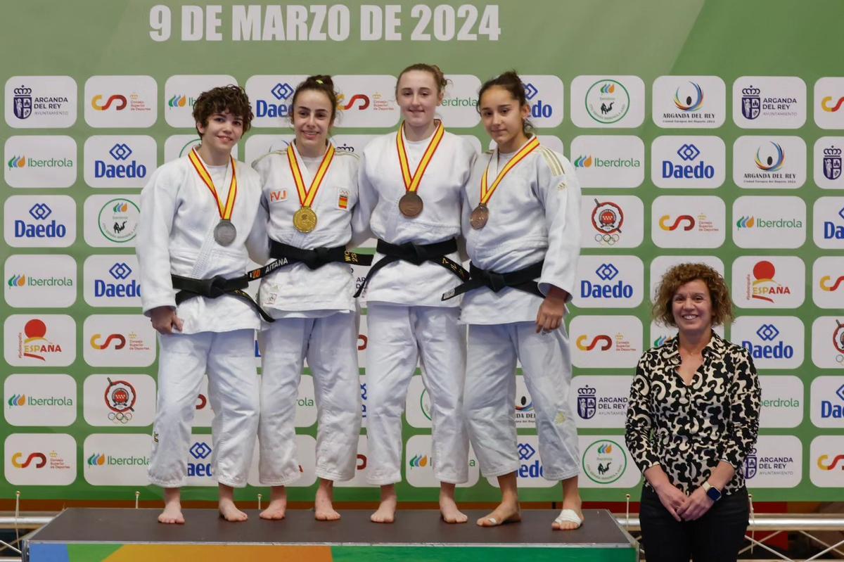 Aitana Díaz se proclamó campeona de España en la categoría -48 kg siendo una de las protagonistas del evento.