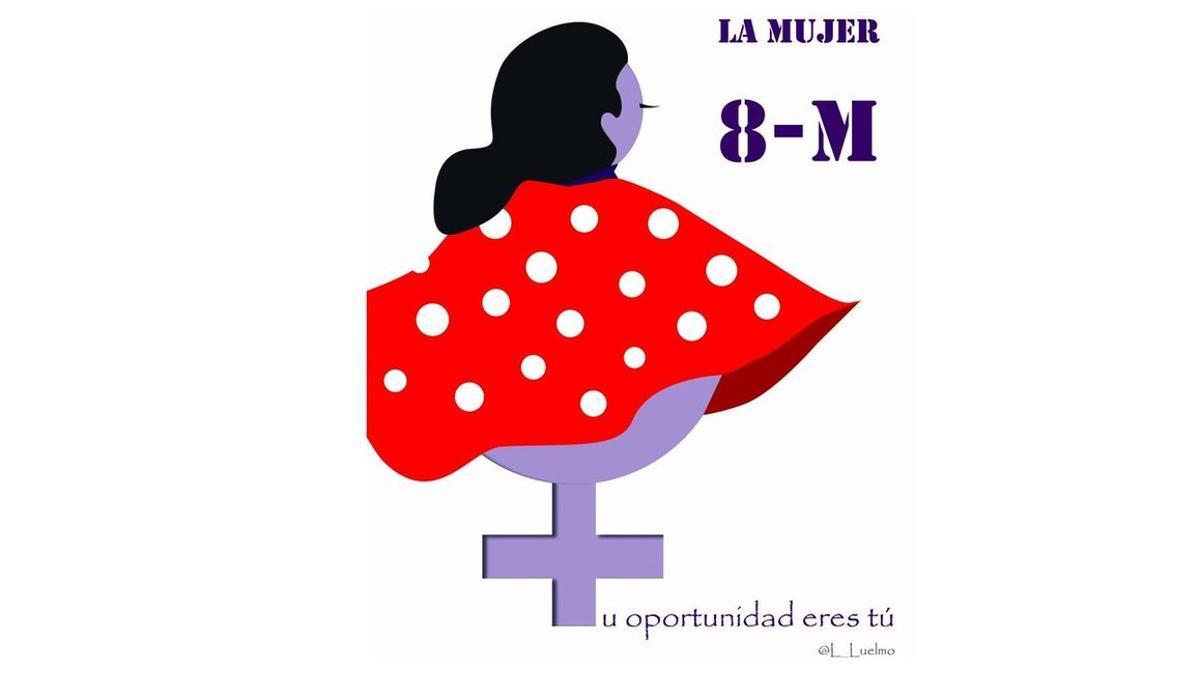 Las redes piden viralizar el diseño de Laura Luelmo en apoyo a la mujer