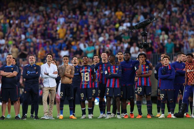 Las imágenes de la despedida de Jordi Alba, Busquets... ¡y el Camp Nou!