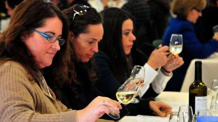 Los vinos de las Rías Baixas continúan sumando medallas. // I. Abella