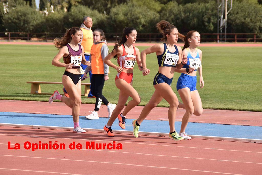 Regional absoluto y sub-23 de atletismo en Lorca (I)