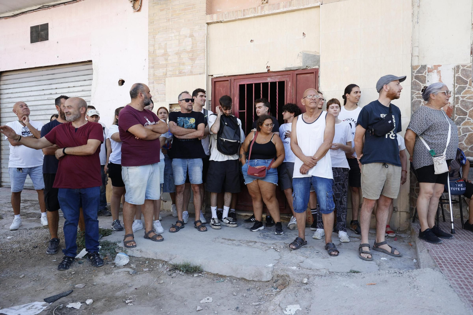 Desahucio en el barrio de Carolinas en Alicante