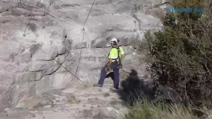 Obras en un paraje natural de ensueño de Xixona
