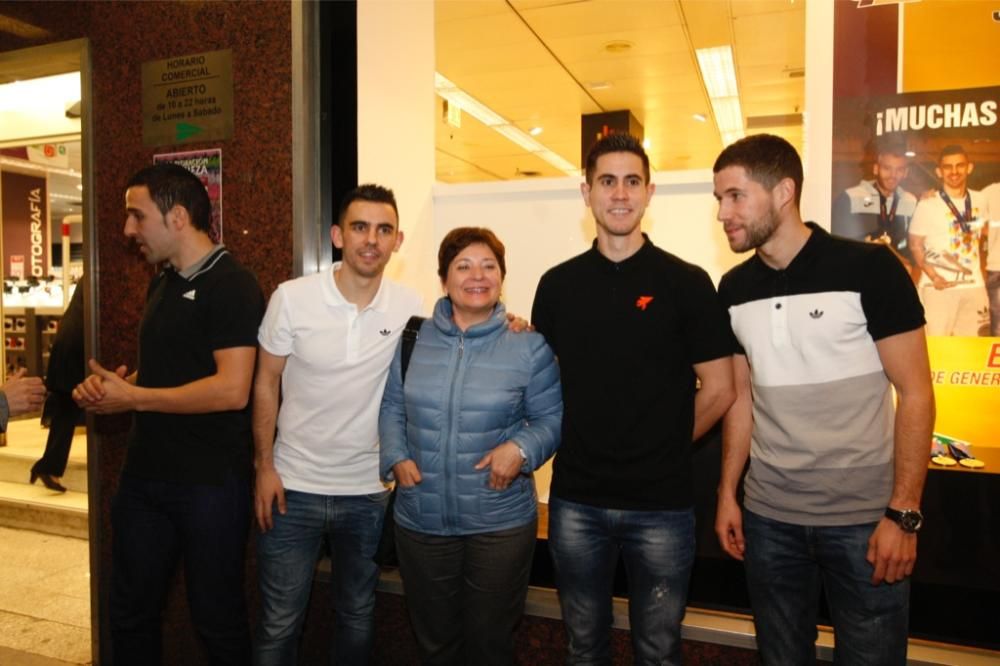 Escaparate para los campeones de Fútbol Sala