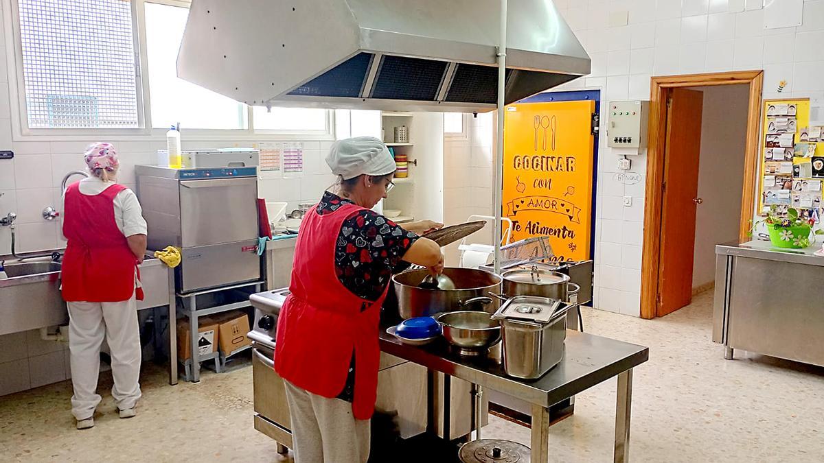 Cocina del comedor del Centro Infantil La Providencia.