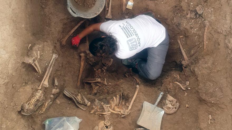 Comienzan las excavaciones para recuperar los restos de dos represaliados de Petrer