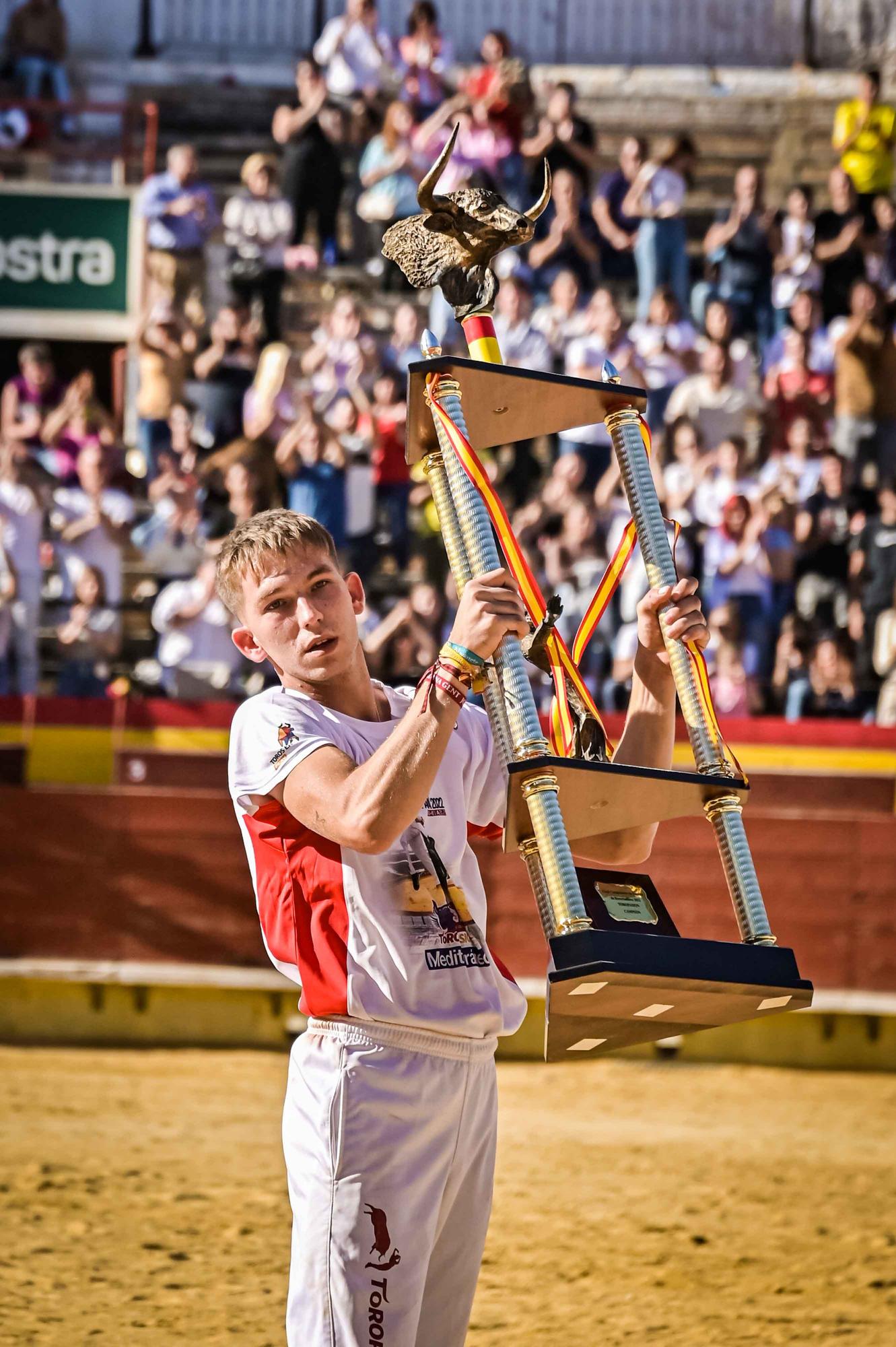 Final del campeonato de España de recortadores en Castelló