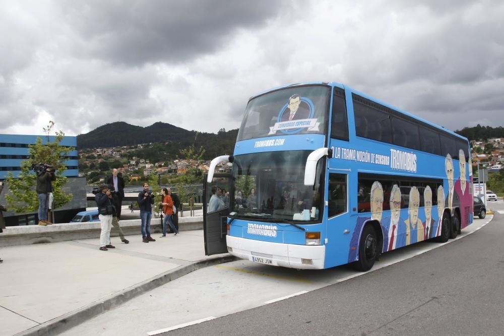 El "Tramabús" aparca en Vigo