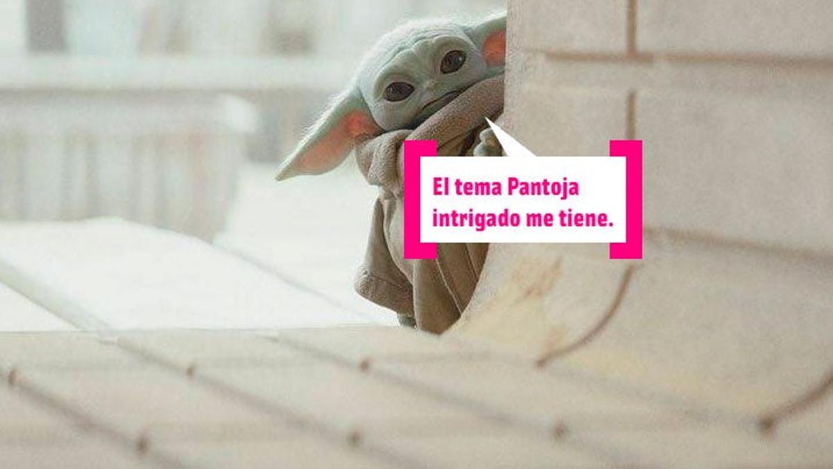 Baby Yoda, en una de las escenas de 'Mandalorian'