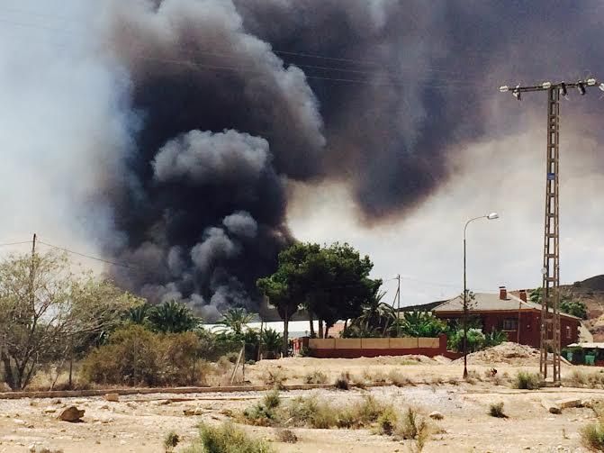 Incendio en Totana