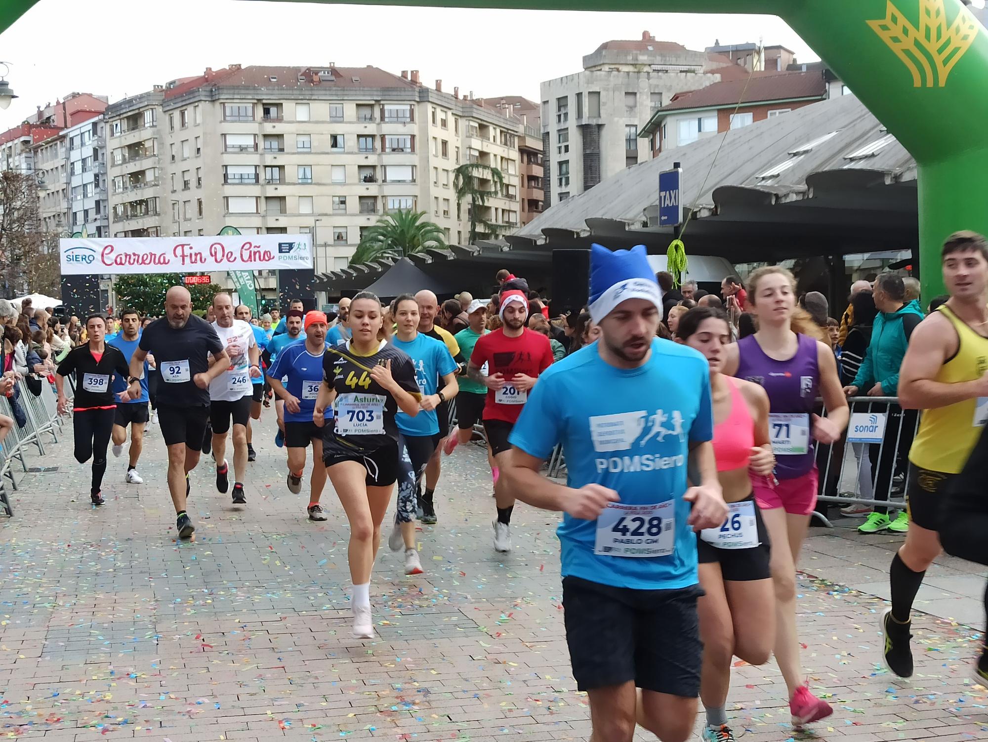 Casi 1.500 participantes disputan la carrera de Fin de Año de Pola de Siero