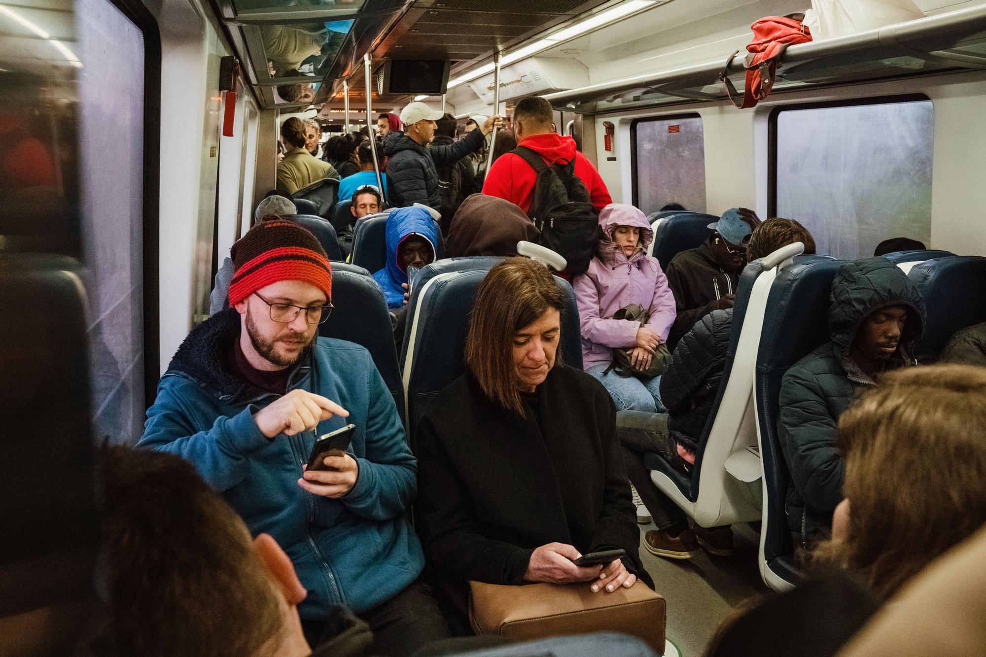 Colapso en el tren de Mallorca