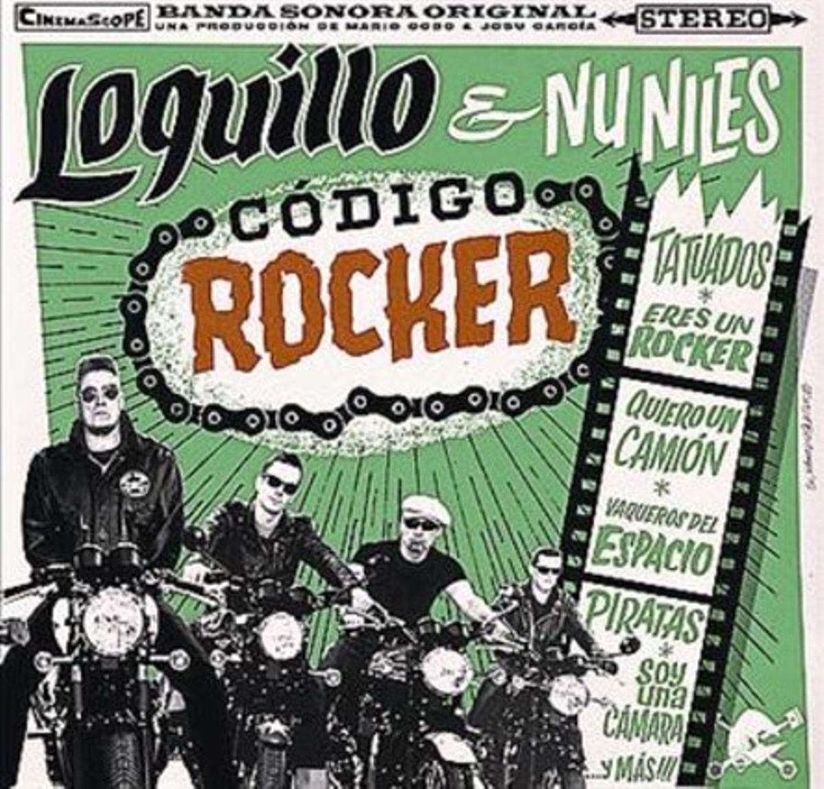 Portada de ’Código Rocker’,gravat amb els Nu Niles.