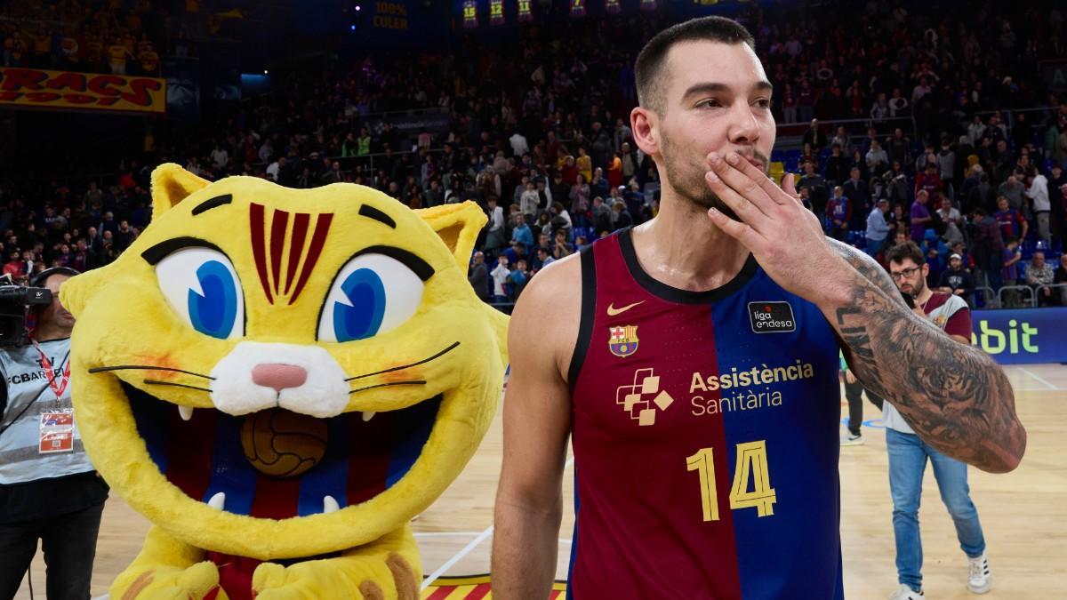 Willy Hernangómez volvió a tener minutos ante Bilbao Basket