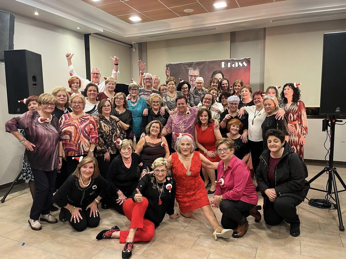 Una imagen del grupo en las celebraciones de Navidad.